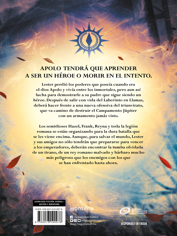 Libro La tumba del tirano Autor Rick Riordan Editorial Montena