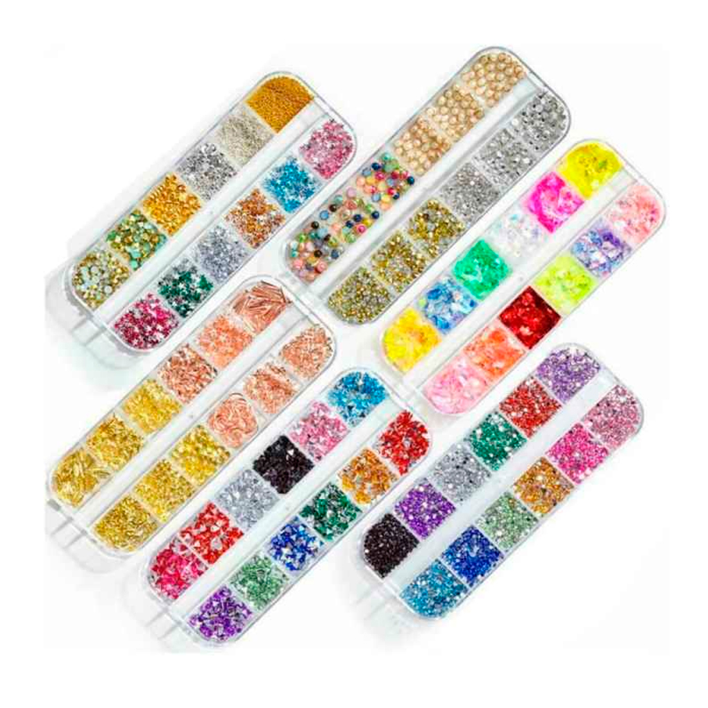 Uñas Arte y Decoracion Cuidado y Decoracion De Uñas Manicura Esmaltes Lampara LED Para Kit 73 Piezas 