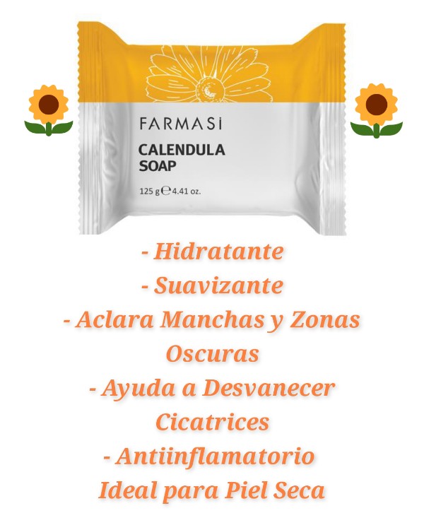 Jabón+ Crema Hidratante Caléndula by Farmasi Piel Seca