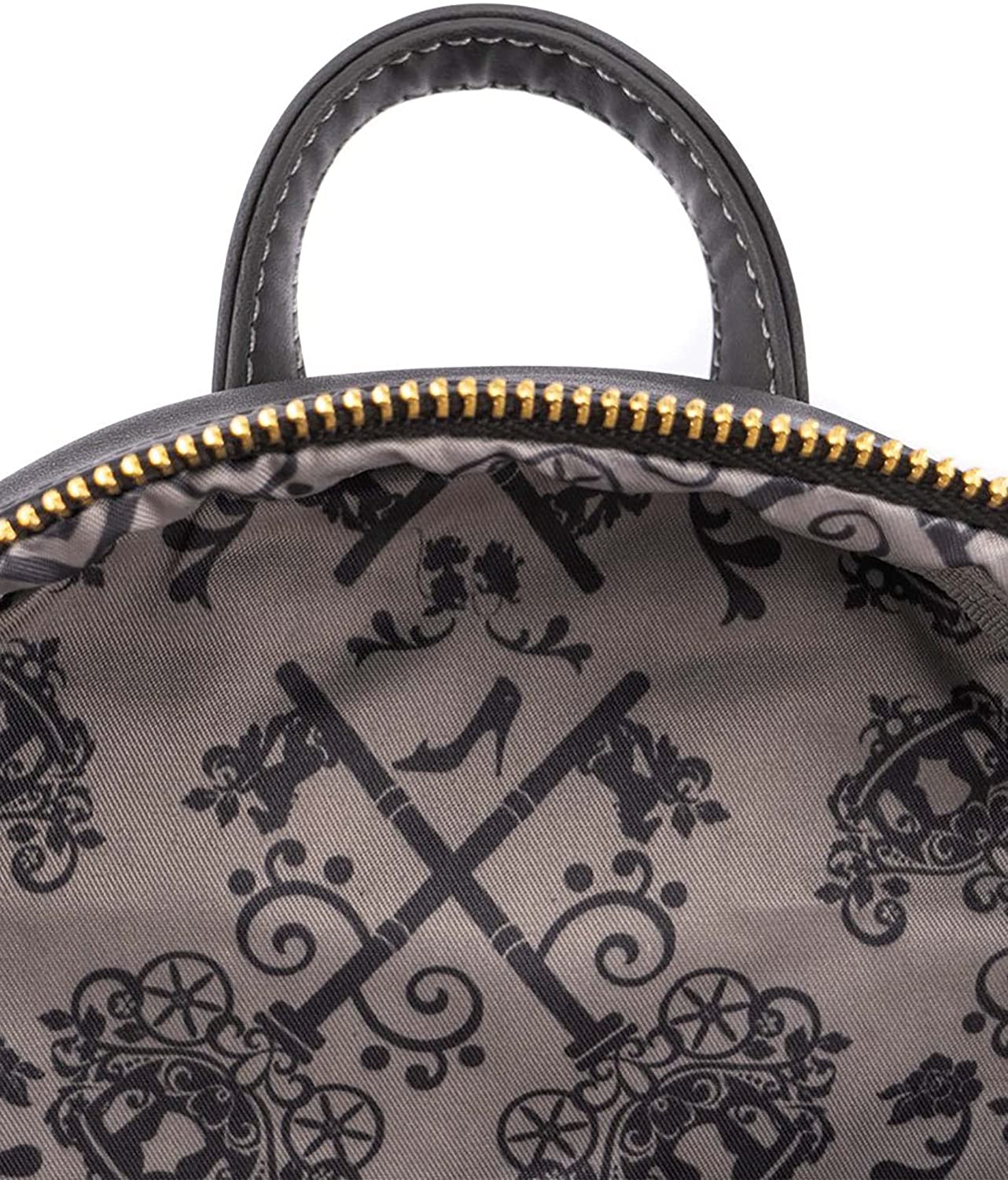 Loungefly Disney Villains Bolsa Escena Malvada Madrastra & Hermanastras Cenicienta Backpack Mini Mochila Bolsa