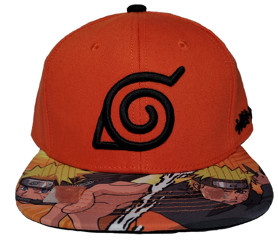Gorra de Naruto Shippuden Exclusiva Naruto Uzumaki - Producto Oficial (Naranja) con Caja de Colección