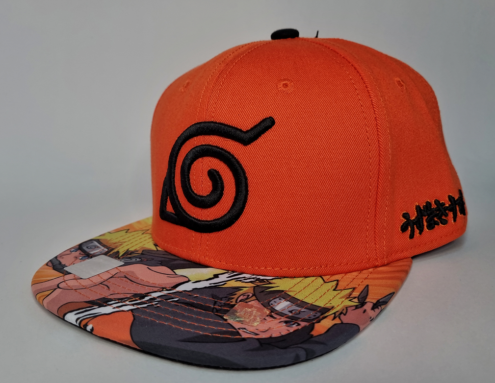 Gorra de Naruto Shippuden Exclusiva Naruto Uzumaki - Producto Oficial (Naranja) con Caja de Colección