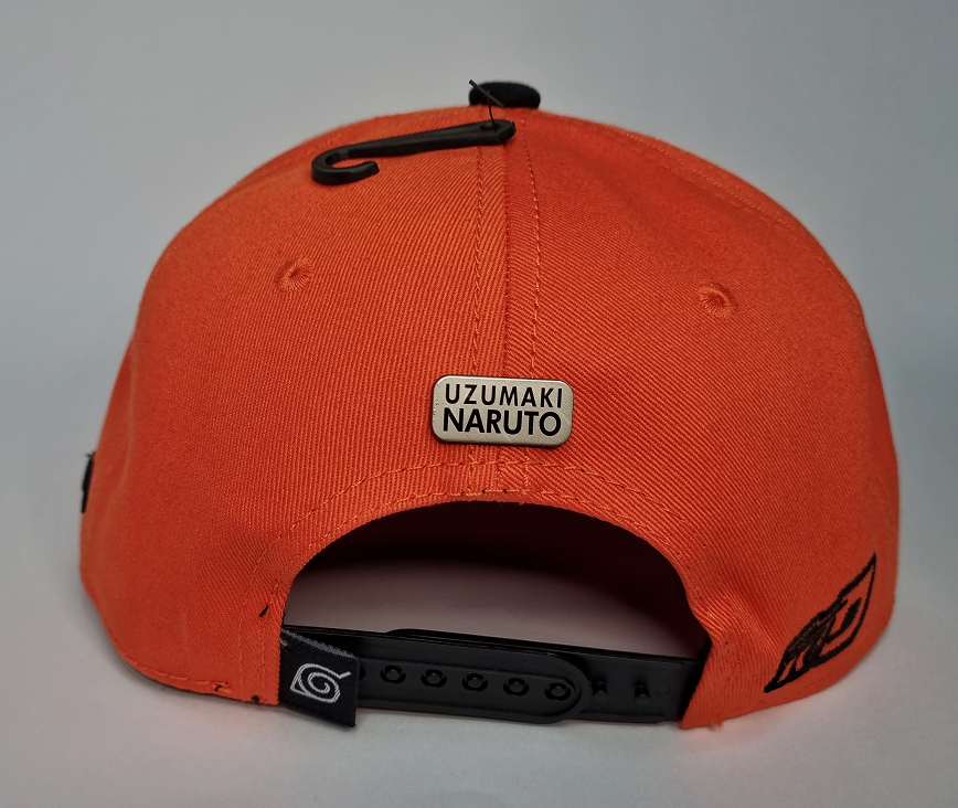 Gorra de Naruto Shippuden Exclusiva Naruto Uzumaki - Producto Oficial (Naranja) con Caja de Colección