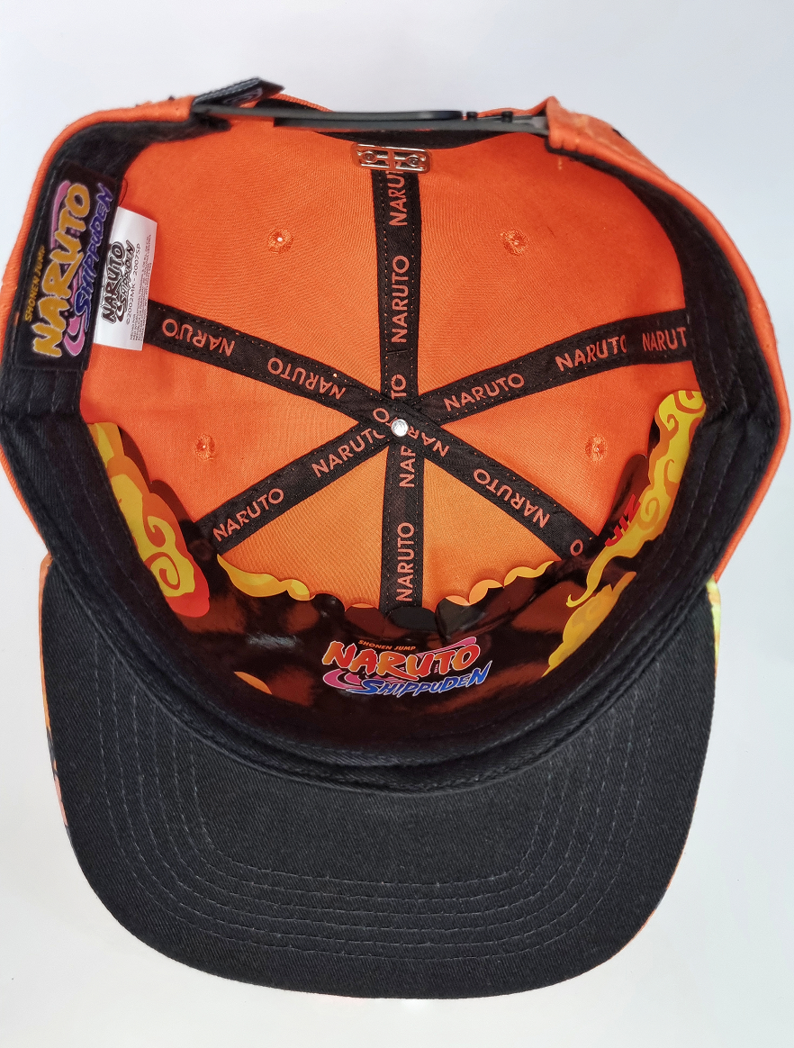 Gorra de Naruto Shippuden Exclusiva Naruto Uzumaki - Producto Oficial (Naranja) con Caja de Colección