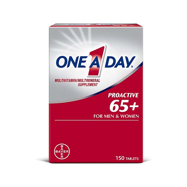 Multivitamínico One A Day Proactive 65+ Vitaminas para Adultos Mayores 150 Tab