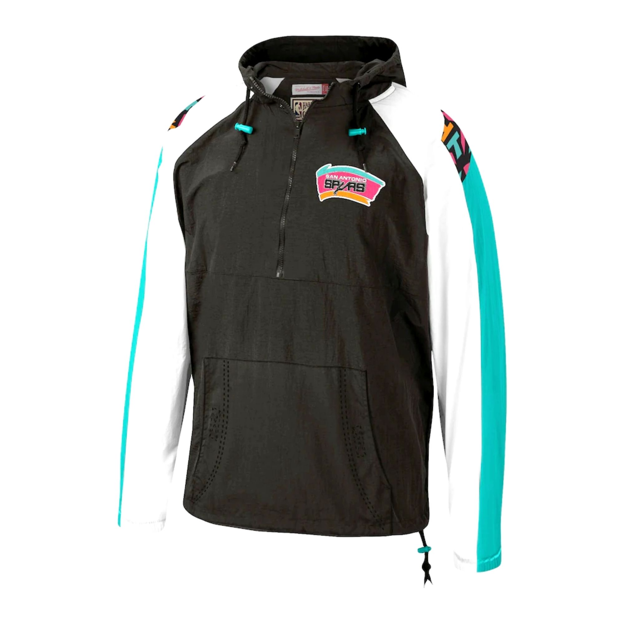 Chamarra Mitchell & Ness San Antonio Spurs Retro Original 19008SASBLCK