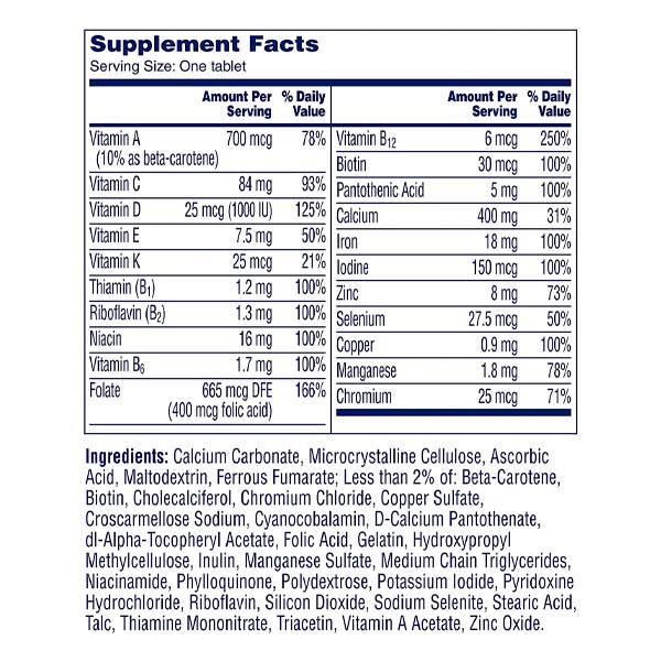 Suplemento Multivitaminico Para Mujeres One A Day Women's Complete 200 Tabletas