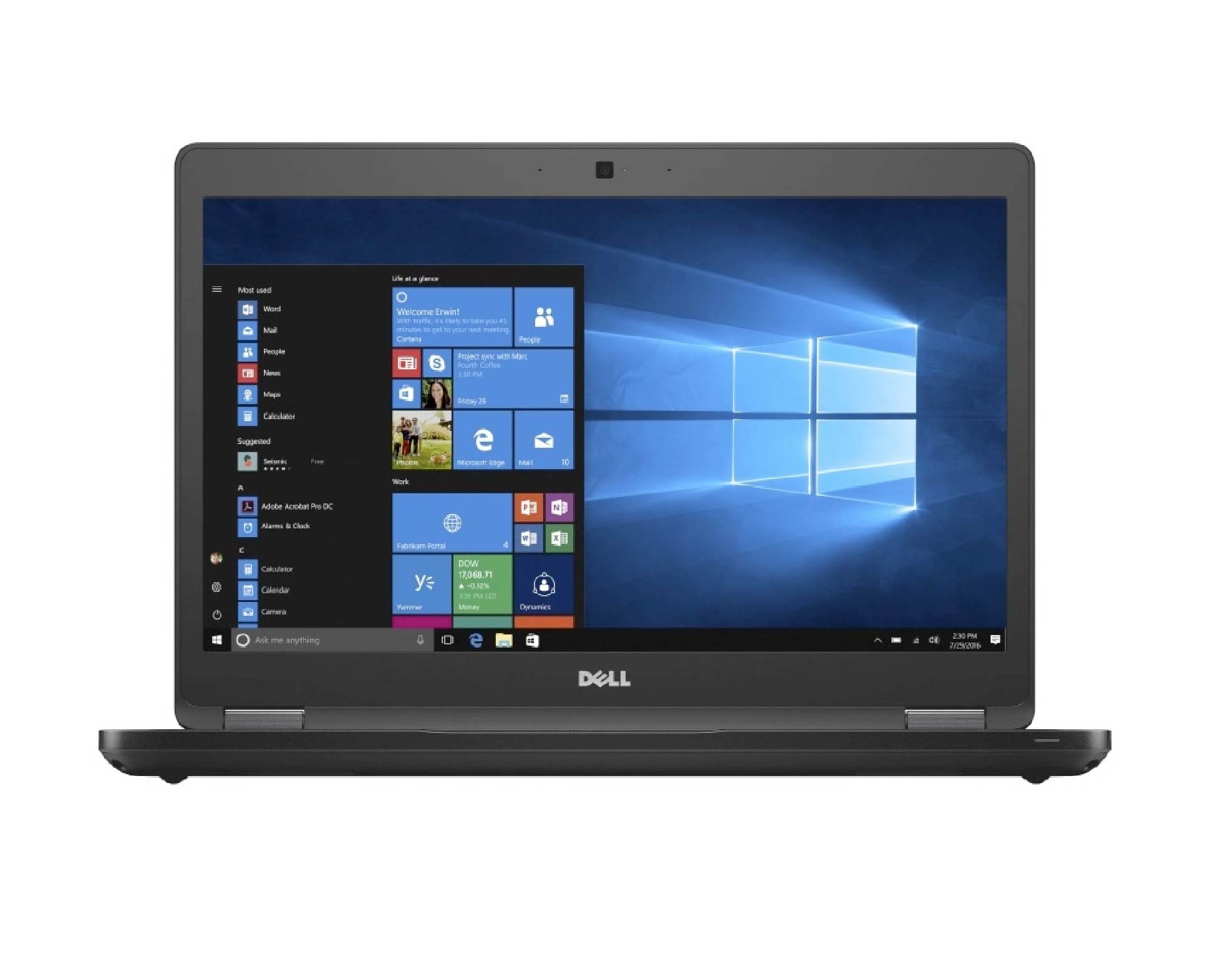 Laptop DELL Latitude E5490 - Pantalla de 14"/ Intel Core i5 - 7th Gen/ 16GB RAM/ SSD 256GB/ Webcam/ Win 10 Pro  (Equipo Reacondicionado Grado A)