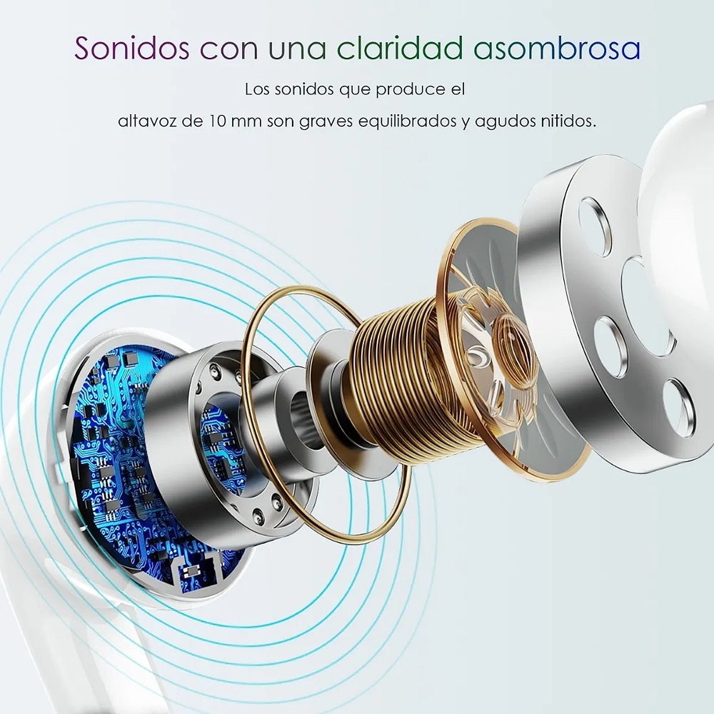 1 Hora Audifonos Inalámbricos In-ear Manos Libres Aut119