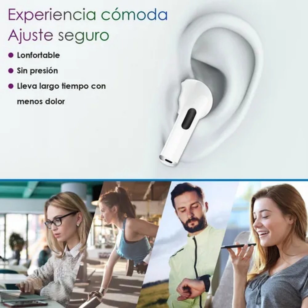 1 Hora Audifonos Inalámbricos In-ear Manos Libres Aut119