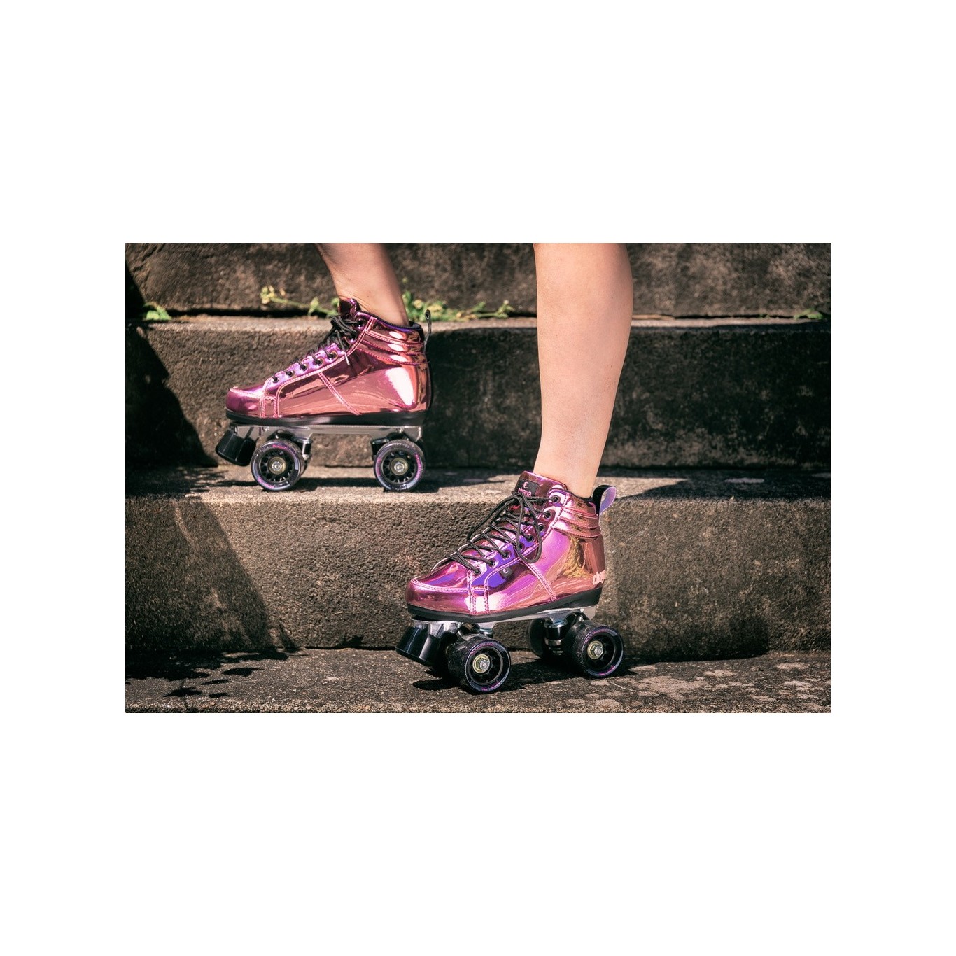 Patines Chaya Vintage Rollerskate Pink Laser