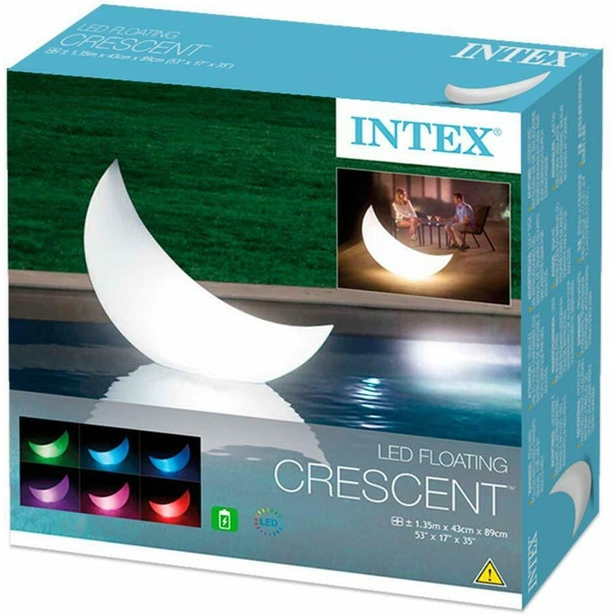 Luz Led Flotante En Forma De Luna Intex