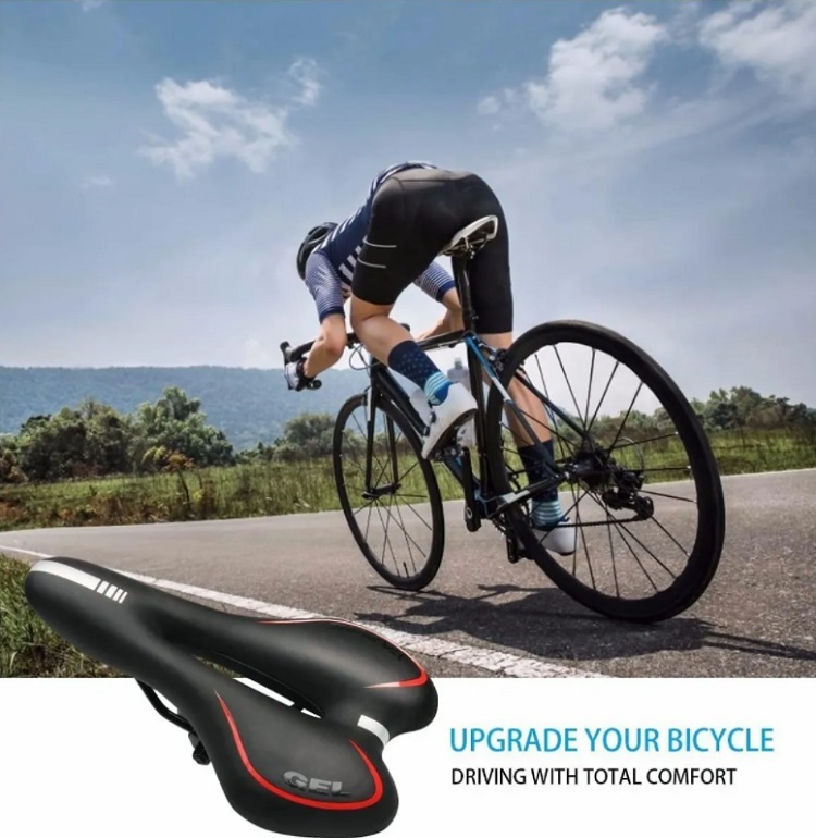 Asiento Bicicleta Impermeable Acolchada- Sillín De Bicicleta