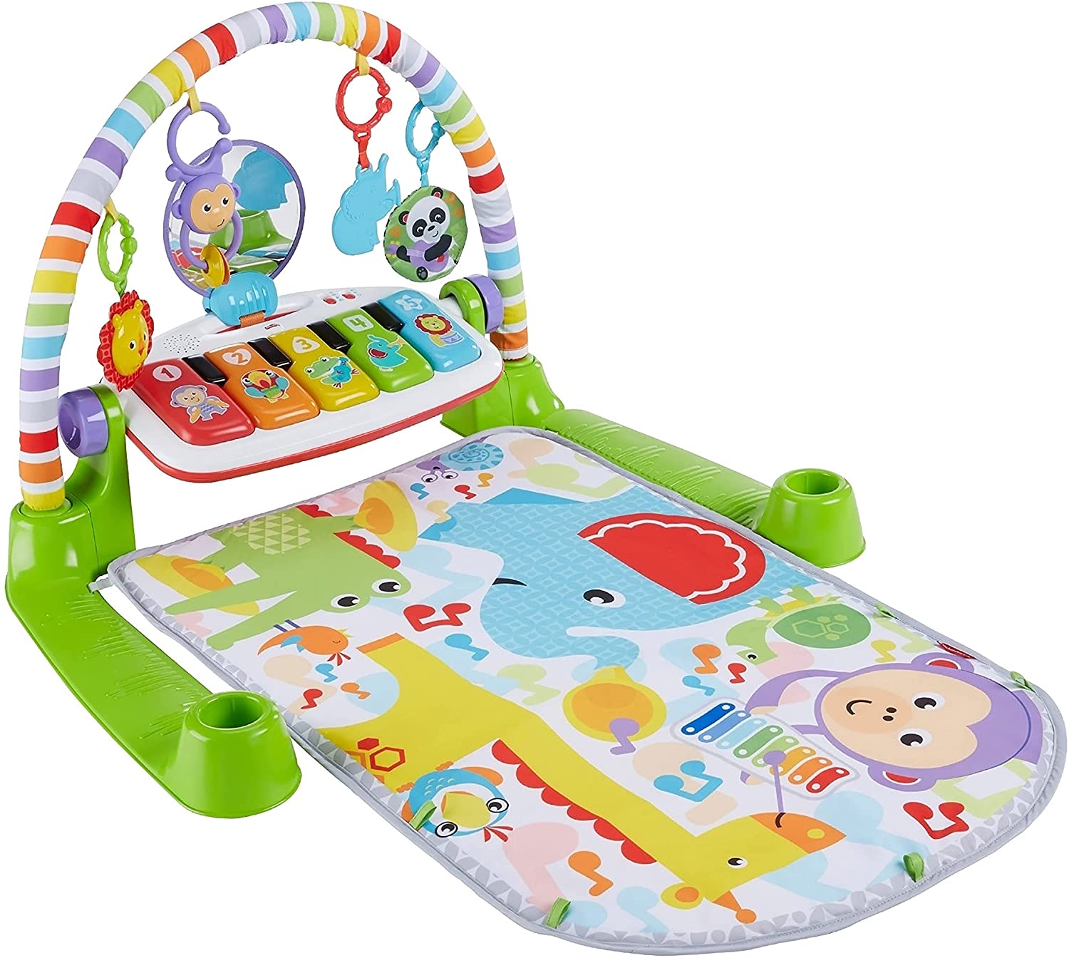 Gimnasio Fisher - Price Deluxe Kick & Play Piano Gym Verde