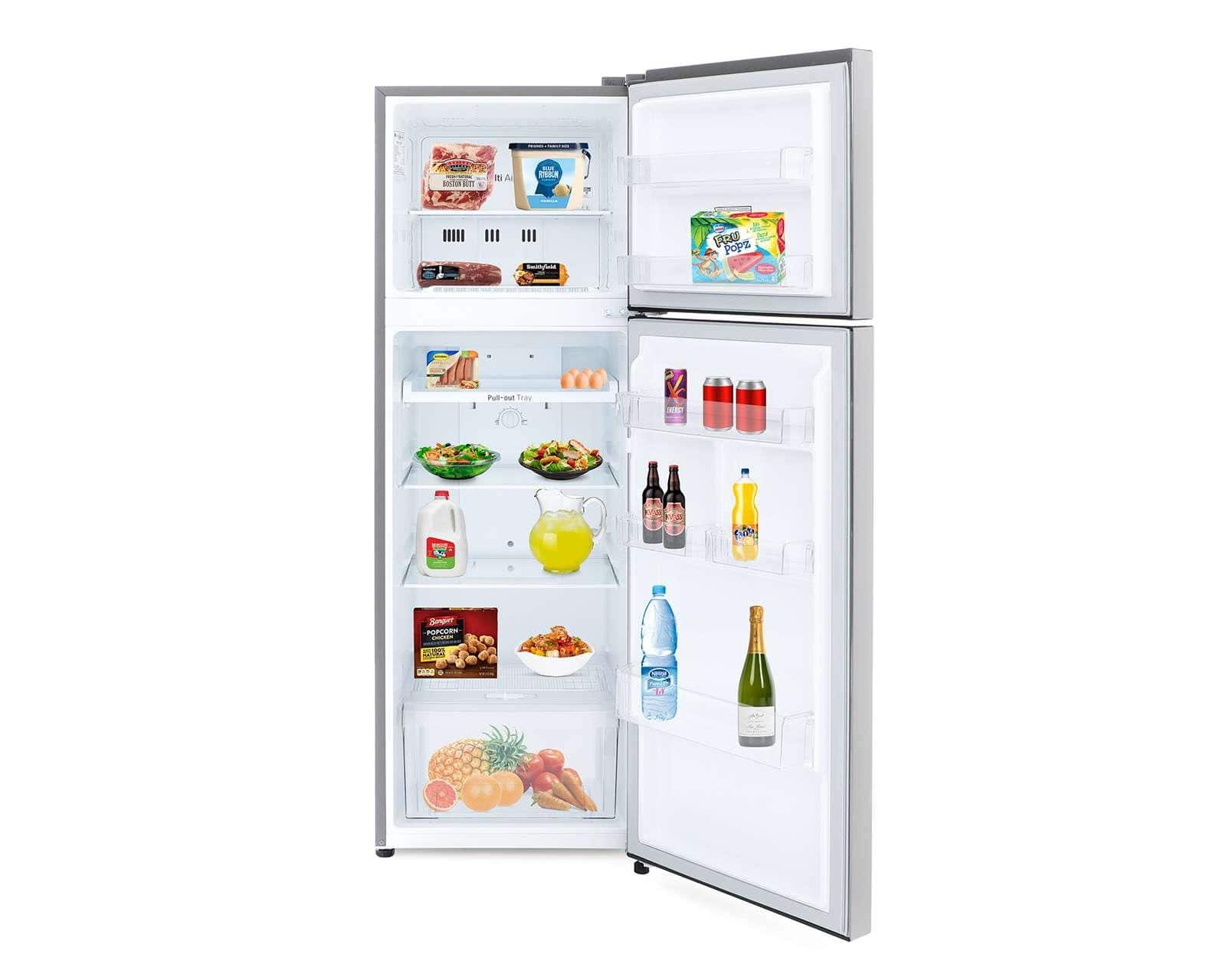 Refrigerador 9 pies smart inverter top freezer marca lg