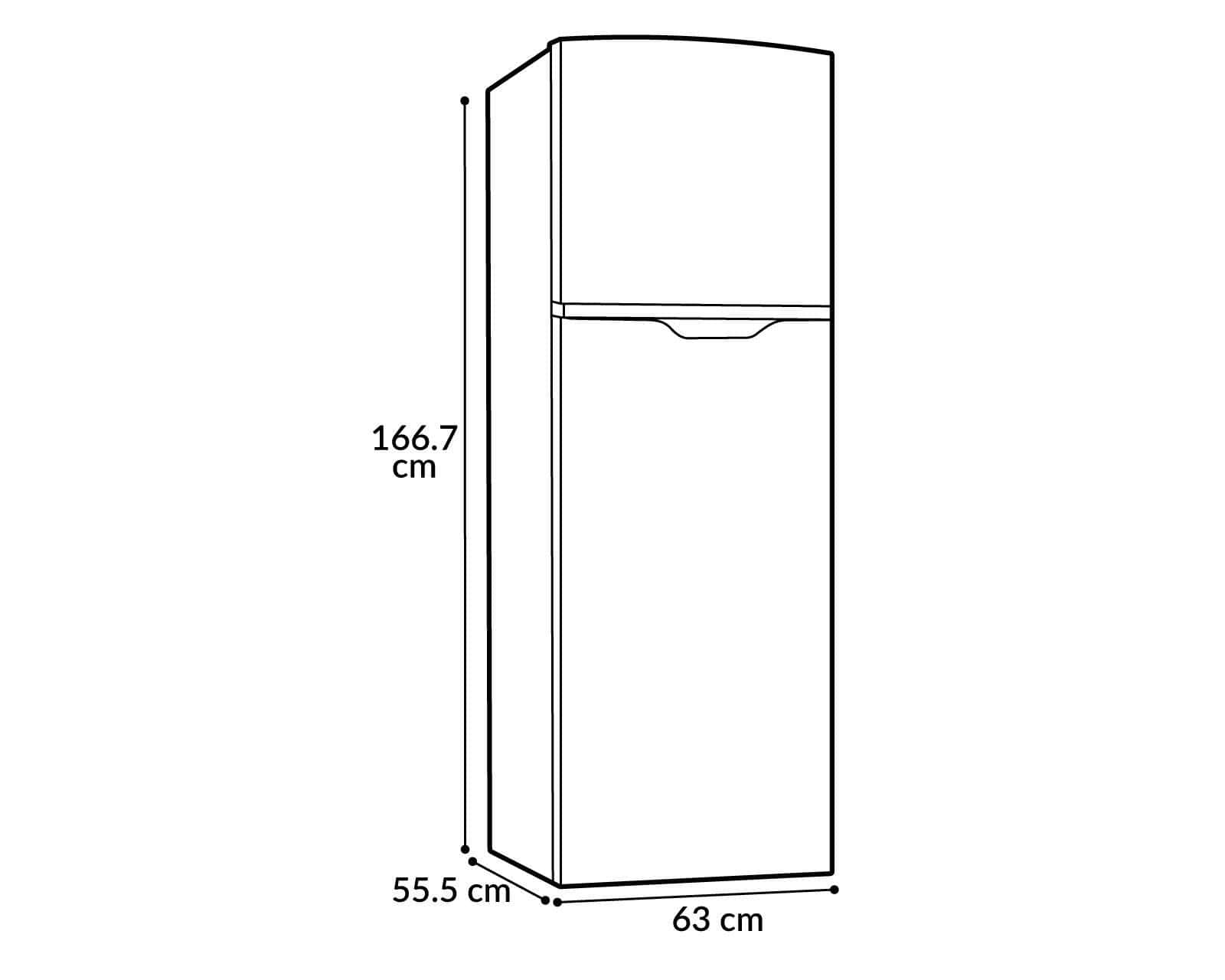 Refrigerador 9 pies smart inverter top freezer marca lg