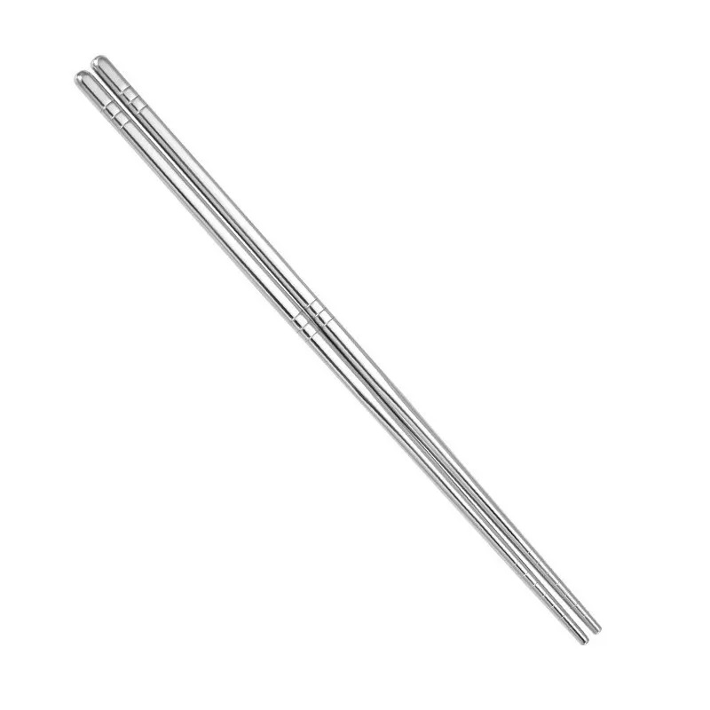 Palillos Chinos 22 Cm De Acero Inoxidable - 30 Pares