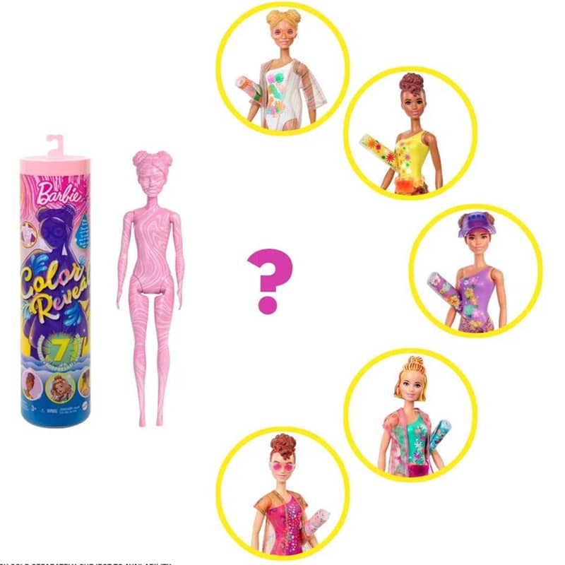Barbie Color Reveal Arena Y Sol Muñeca Sorpresa Gtr95