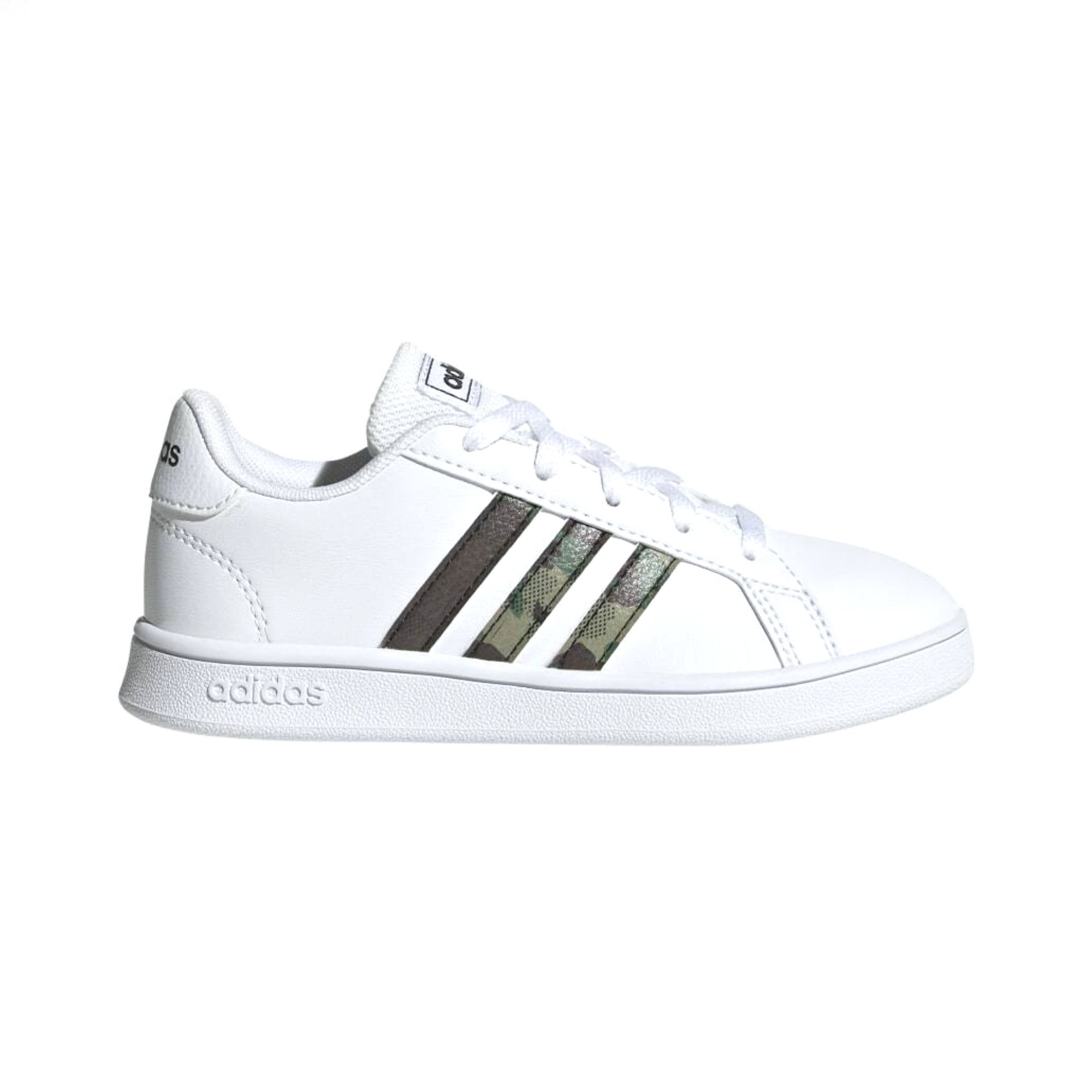 Adidas grand shop court k blanco