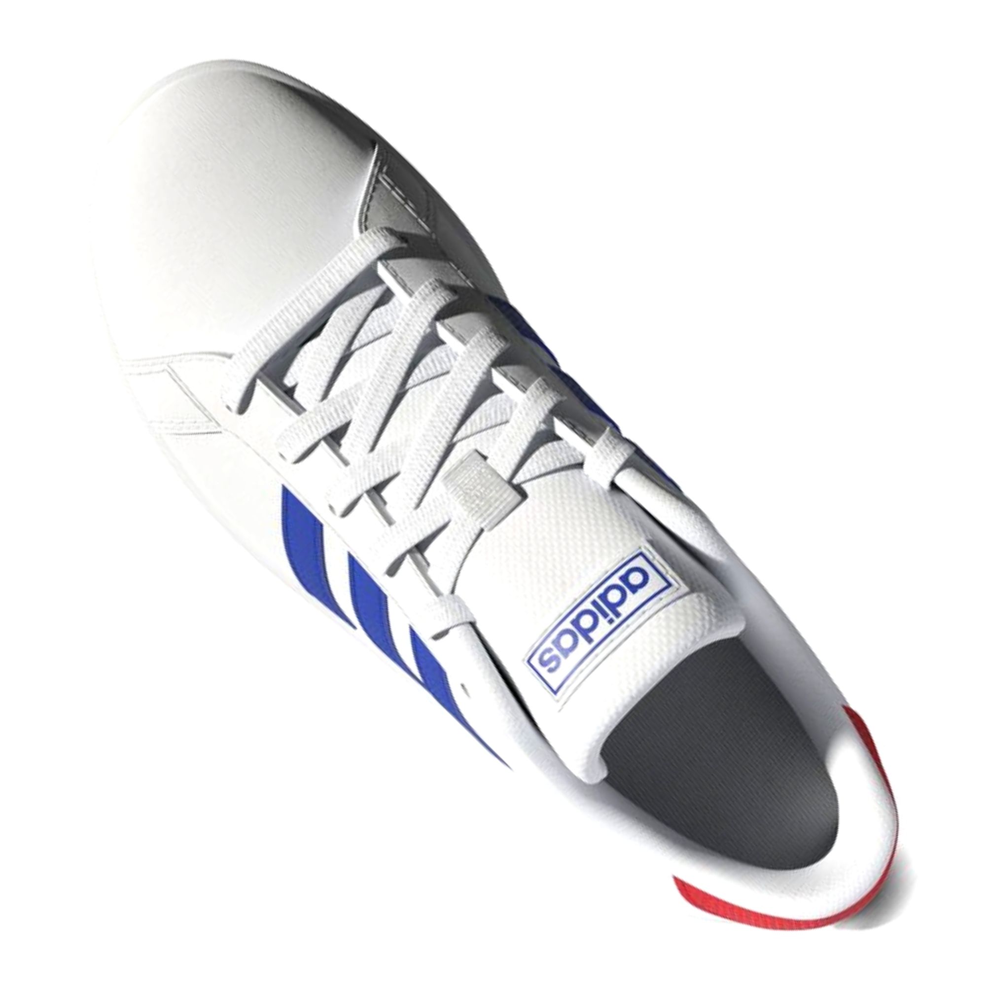 Tenis Adidas Grand Court K Blanco con Azul Rojo Originales GX5742