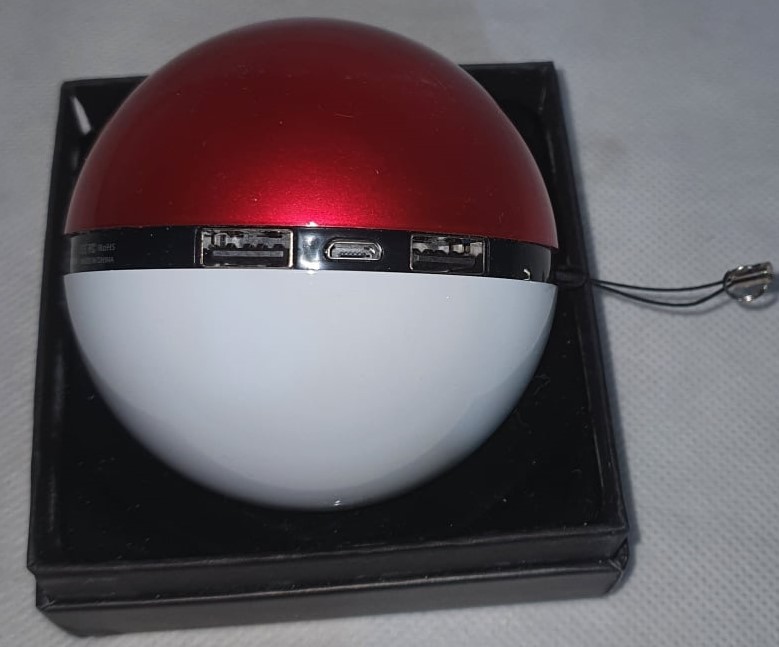 Power Bank Pokebola, Cargador Portatil Pókemon