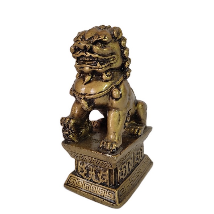 León Chino Fu Fengshui Riqueza Prosperidad Perro Guardián Buda