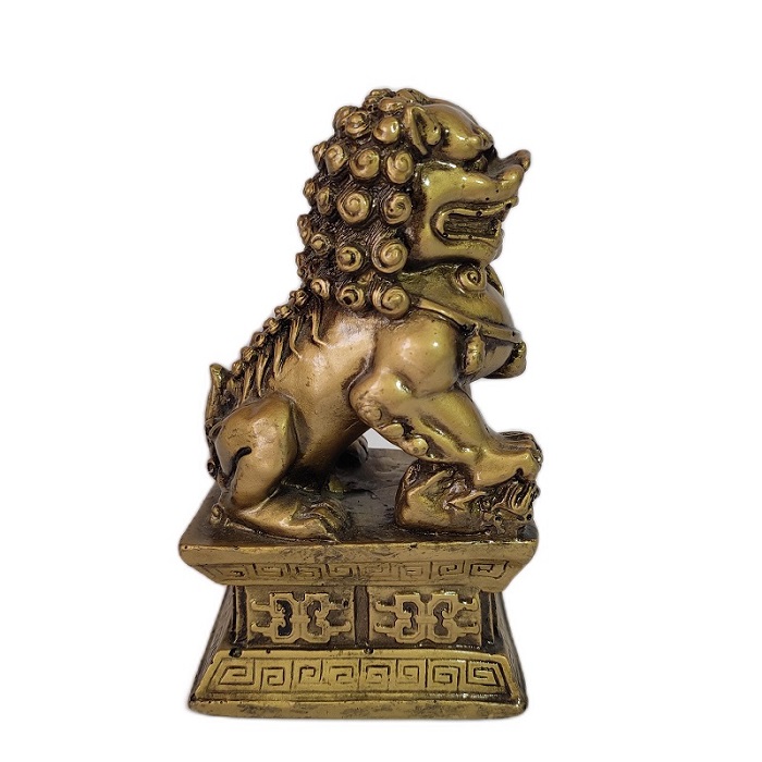 León Chino Fu Fengshui Riqueza Prosperidad Perro Guardián Buda