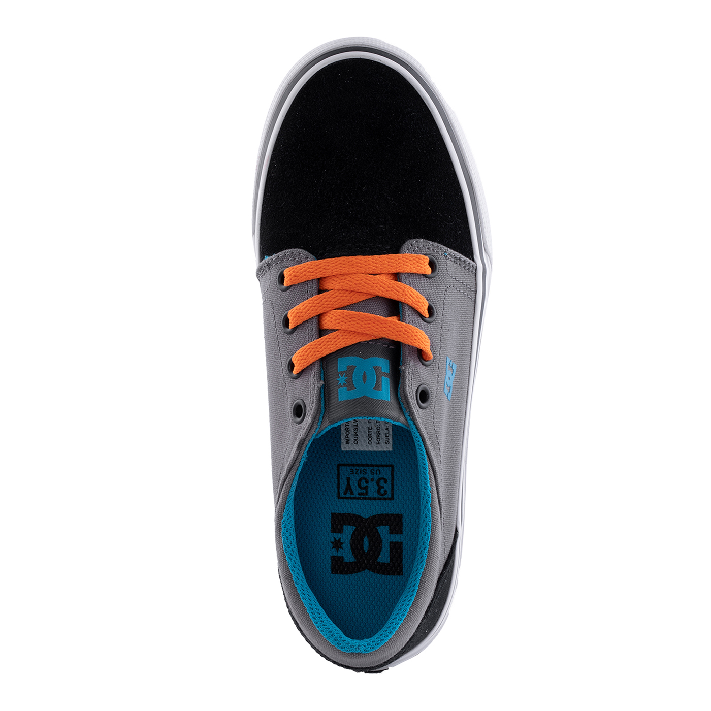 Tenis Dc Shoes Hombre Gris Anvil Lifestyle ADBS300139XSKN