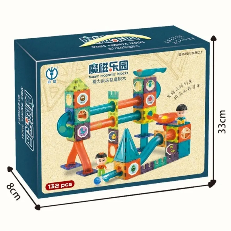 Juego Bloques Construcción De Luz Magnética Bloques 3d