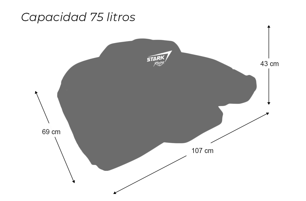 Caja Asiento Trasero Cuatrimoto Con Respaldo Agarraderas Universal Verde