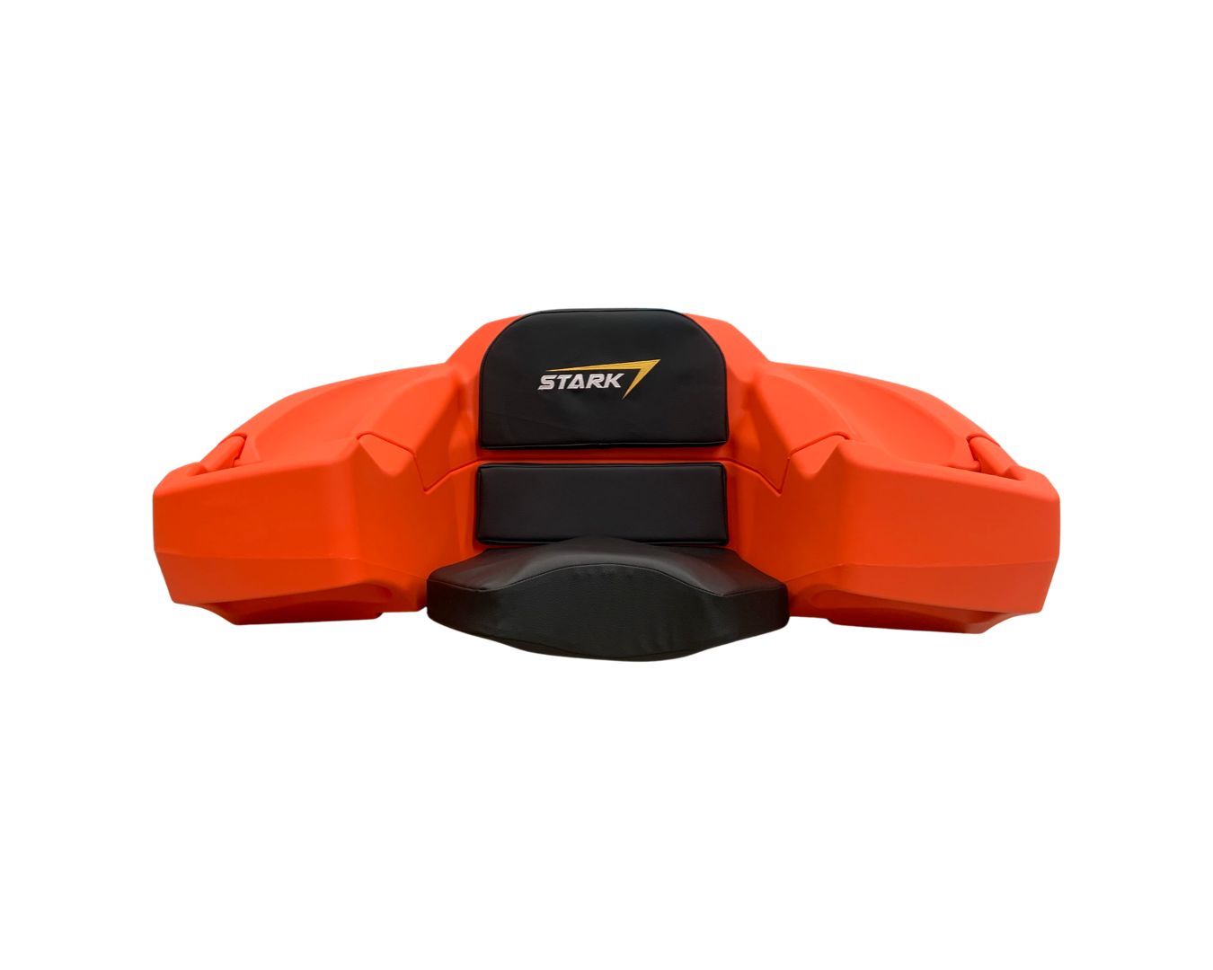 Caja Asiento Trasero Cuatrimoto Con Respaldo Agarraderas Universal Naranja