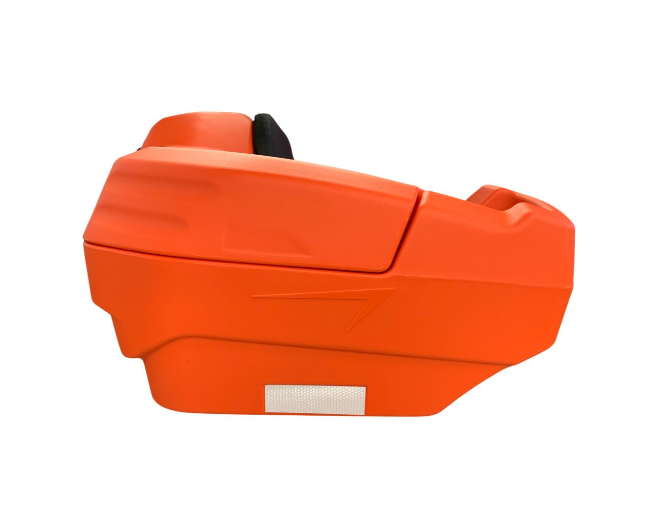 Caja Asiento Trasero Cuatrimoto Con Respaldo Agarraderas Universal Naranja