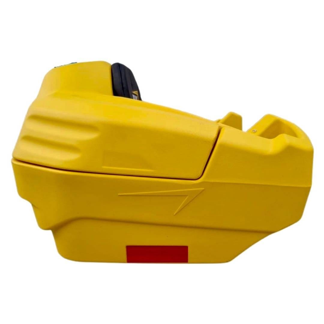 Caja Asiento Trasero Cuatrimoto Con Respaldo Agarraderas Universal Amarillo