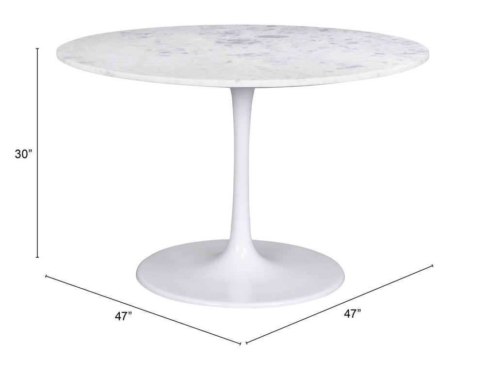 Mesa de Comedor Phoenix Blanco - Kessa