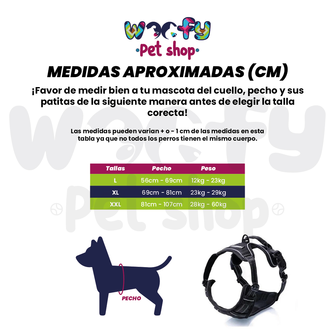Pechera Arnés Muy Resistente Para Perro Grande