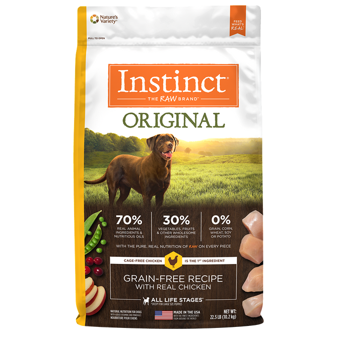 Instinct Original Receta de Pollo 10.2 kg para Perros