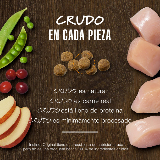 Instinct Original Receta de Pollo 10.2 kg para Perros