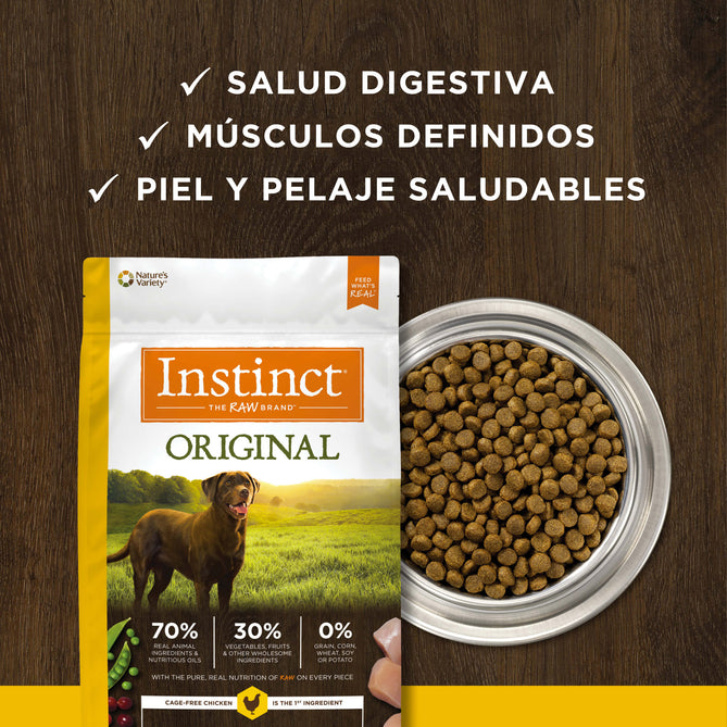 Instinct Original Receta de Pollo 10.2 kg para Perros