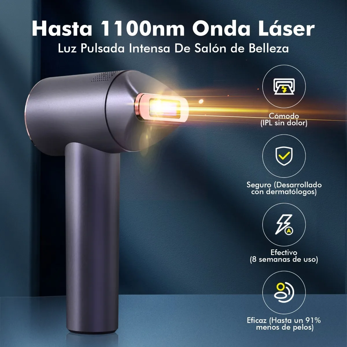 Maquina De Depilacion IPL Laser Depiladora Permanente Profesional Para El  Cuerpo