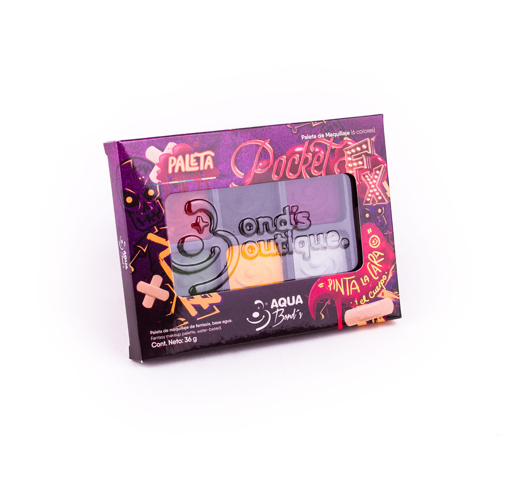 Paleta de maquillaje Pocket Mate Fx by Aqua Bond´s