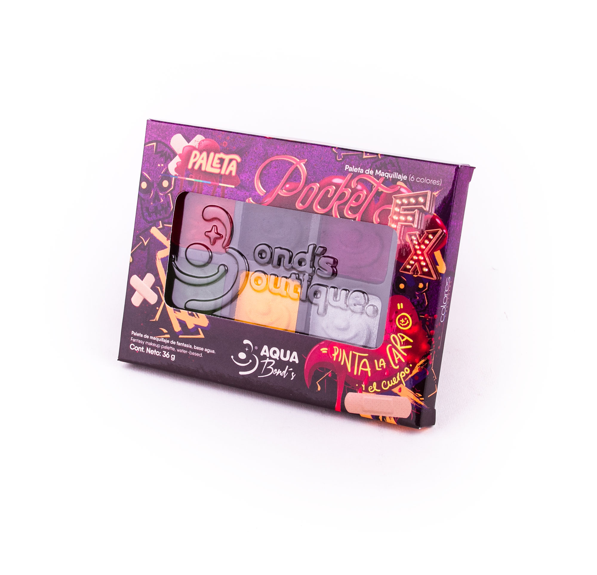 Paleta de maquillaje Pocket Mate Fx by Aqua Bond´s