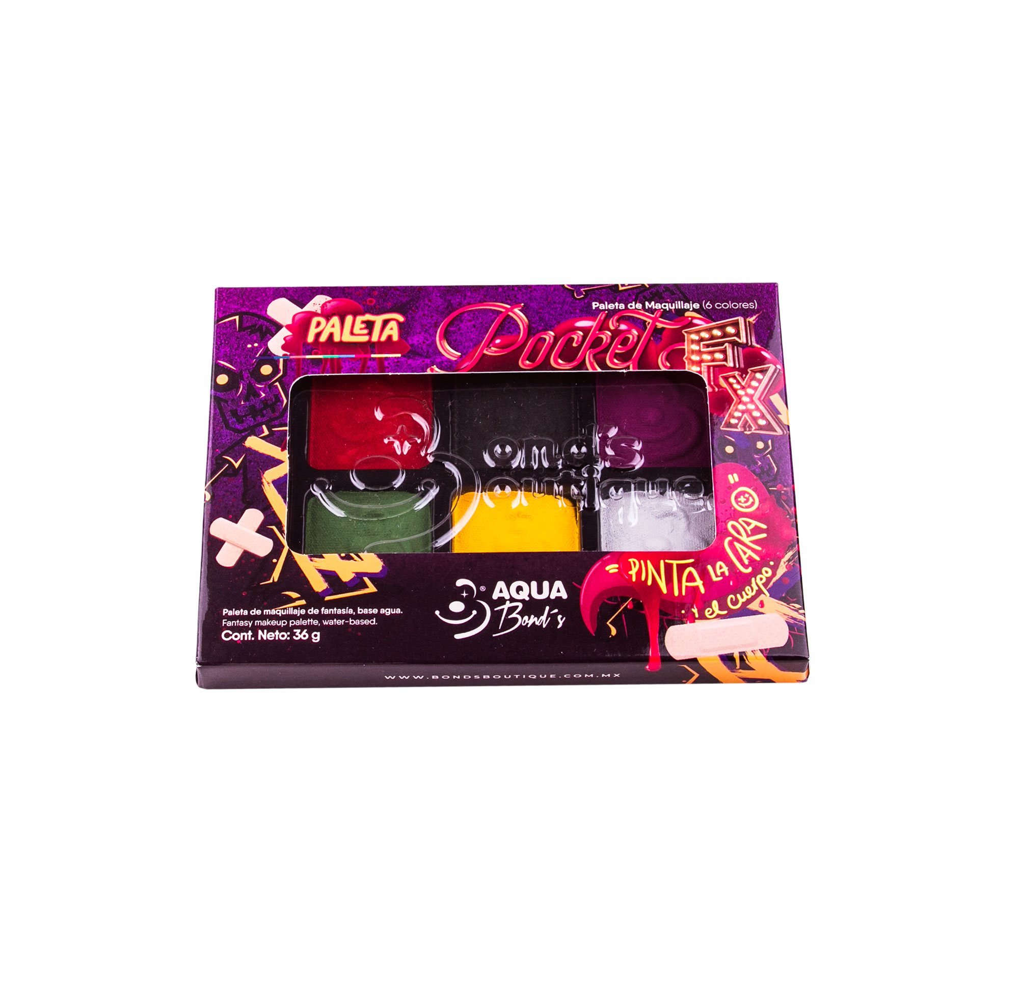 Paleta de maquillaje Pocket Mate Fx by Aqua Bond´s