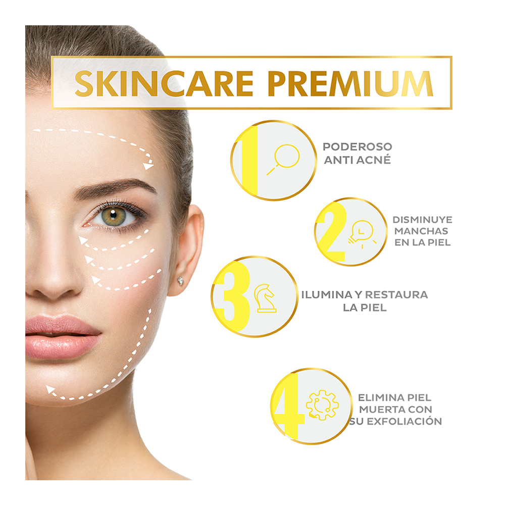 Serum Acido Salicilico y Ácido Hialurónico Facial, Exfoliante Facial.