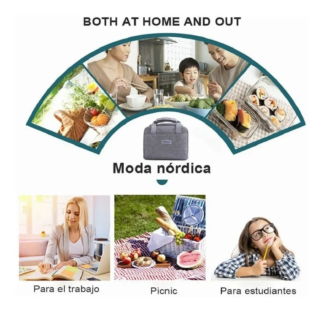 Lonchera Térmica Negra
