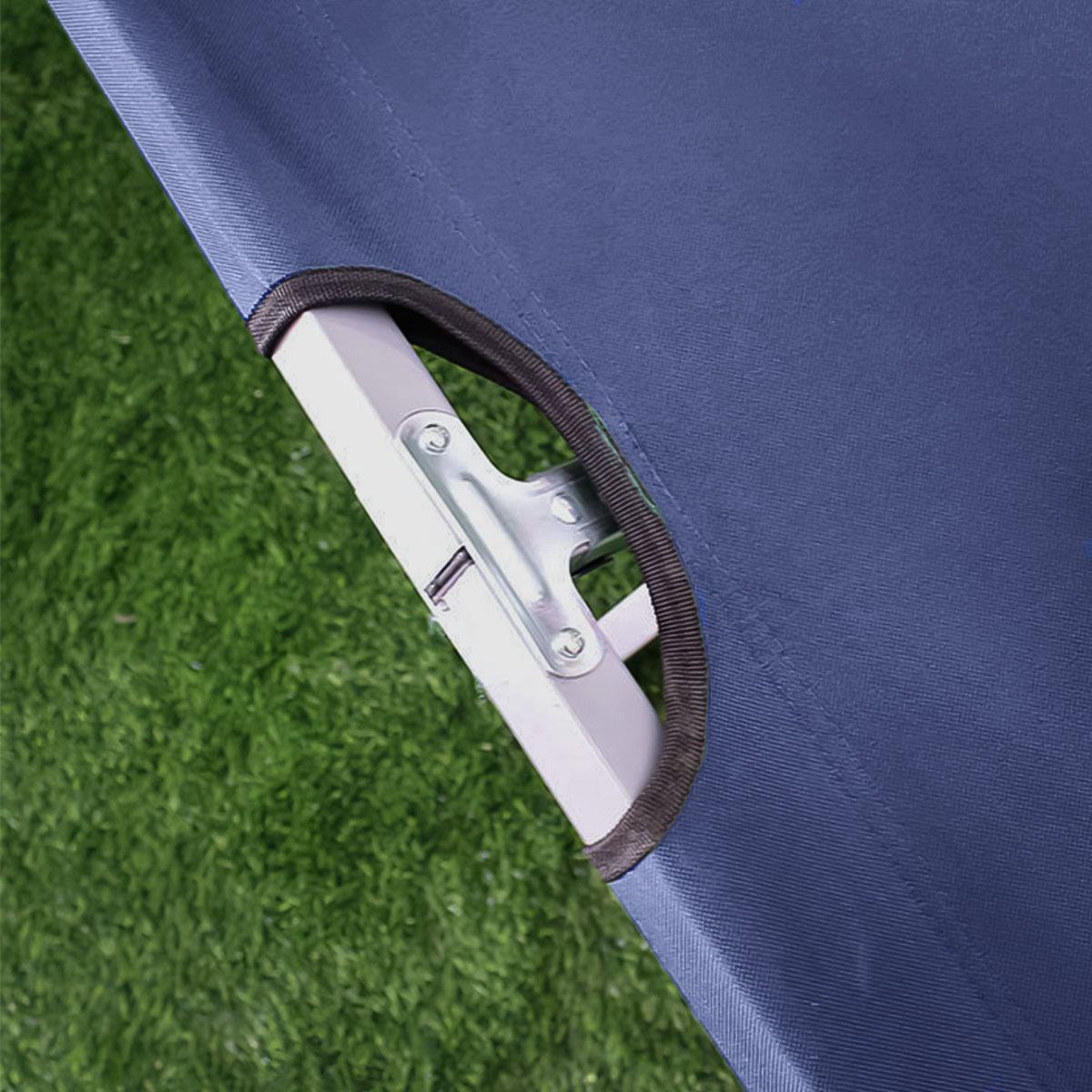 Camastro Plegable Camping, Cama Para Exterior Tipo Militar Azul Marino