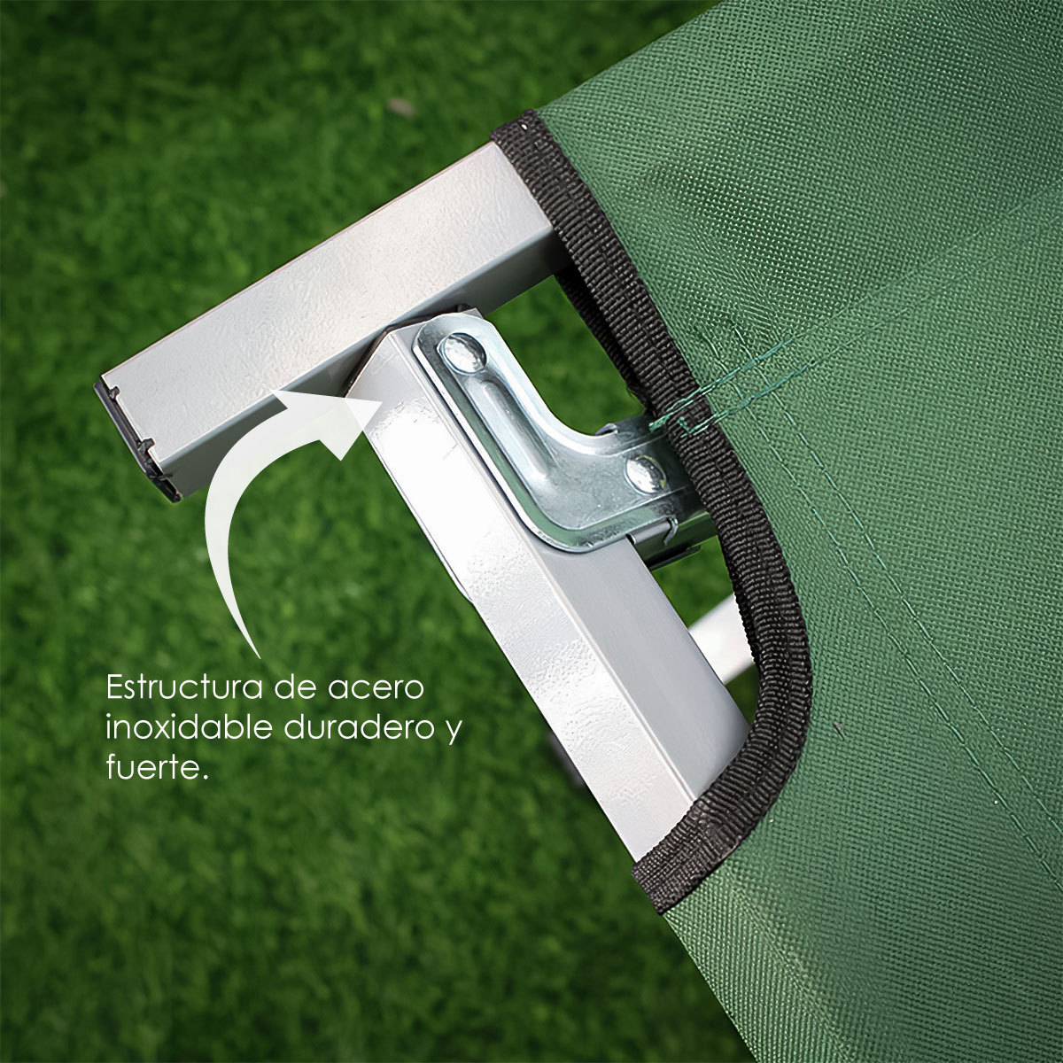 Camastro Plegable Camping, Cama Para Exterior Tipo Militar