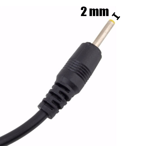 Cargador para Tablet Punta Amarilla 2mm 2A 5V