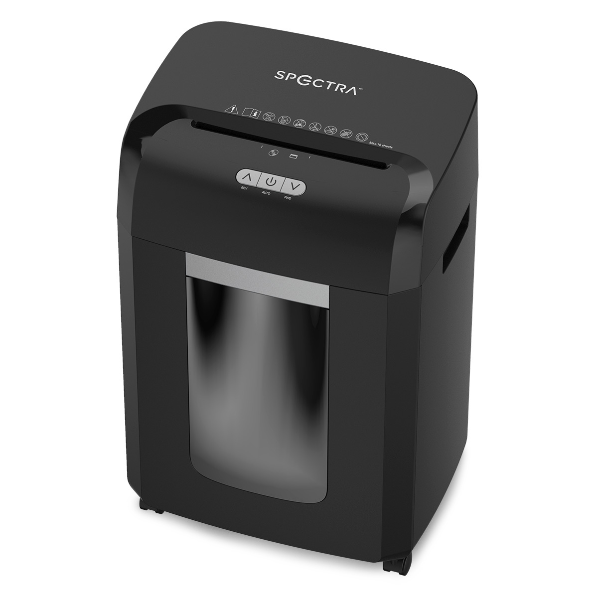 TRITURADORA DE PAPEL SPECTRA C185-A (CORTE CRUZADO, NEGRO)