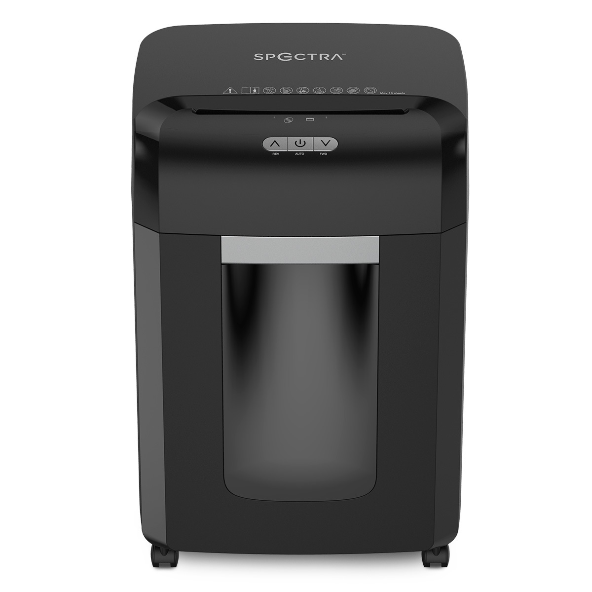 TRITURADORA DE PAPEL SPECTRA C185-A (CORTE CRUZADO, NEGRO)