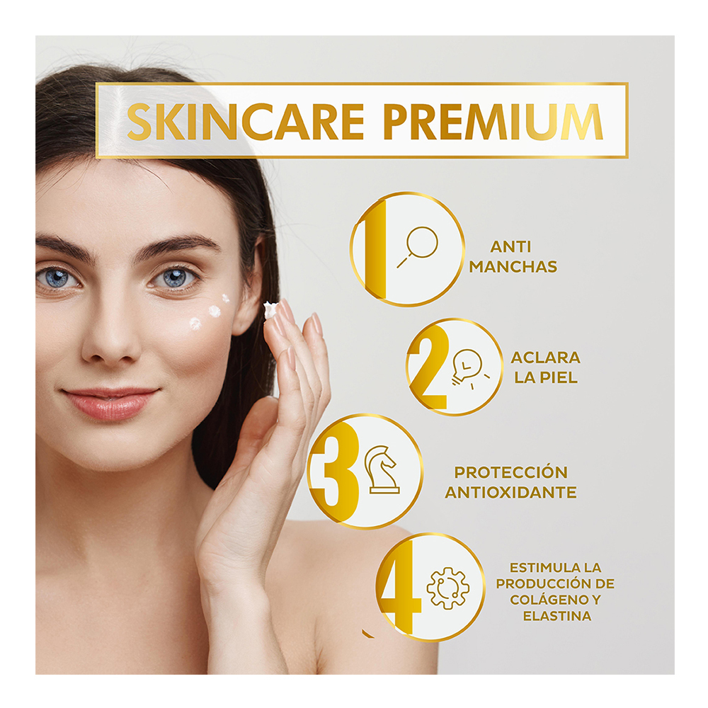 Crema Hidratante Facial Vitamina C y E. Crema Aclarante, Antioxidante y Anti Arrugas, Crema de Día